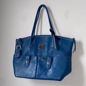Dooney & Bourke Vibrant Blue Crescent Tote
